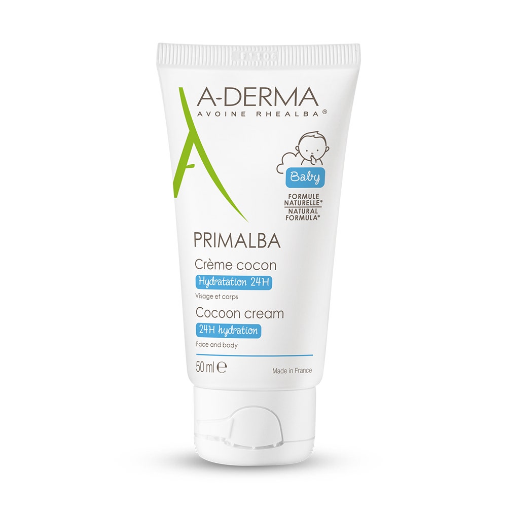 A-Derma Primalba Crema cocoon hidratación 24h piel frágil de bebé 50ml