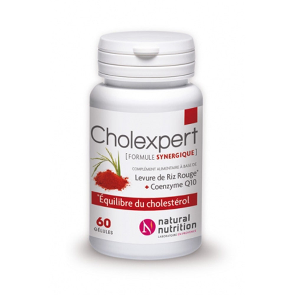 Natural Nutrition Cholexpert Levadura Roja De Arroz + Q10 60 Capsulas