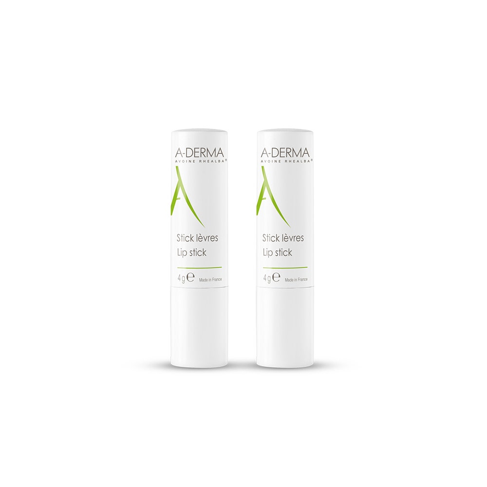A-Derma Avena Rhealba Barra de labios dúo 2x4g