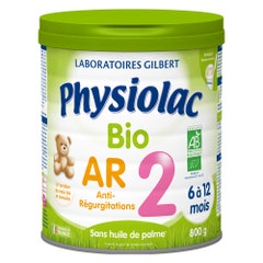 Physiolac Bio Ar 2 Leche En Polvo 6 A 12 Meses 800g
