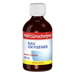 Mercurochrome Agua oxigenada estabilizada A 10 volúmenes 200 ml