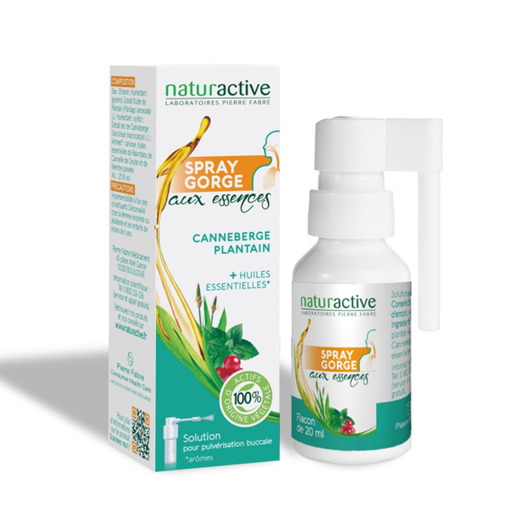 Naturactive Esencias Spray para la garganta 20 ml
