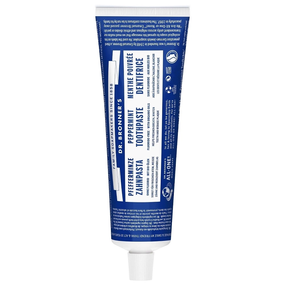 Dr Bronner'S Dentífrico menta piperita formato viaje 28 g