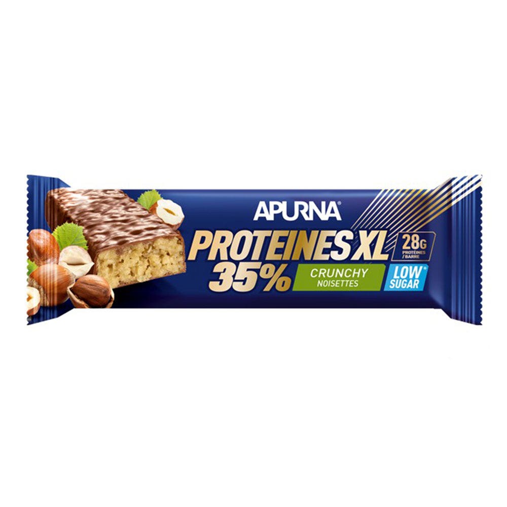 Apurna Barrita Hiperproteica Crunchy Xl Avellana 80g
