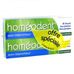 Boiron Homeodent Pasta dentífrica blanqueadora Chlorophylle 2x75ml