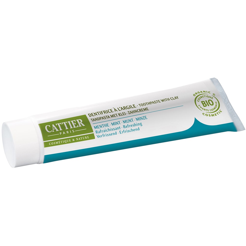 Cattier Dentífricos Dentargile Dentifrico Con Aceite Esencial De Menta Bio 75ml