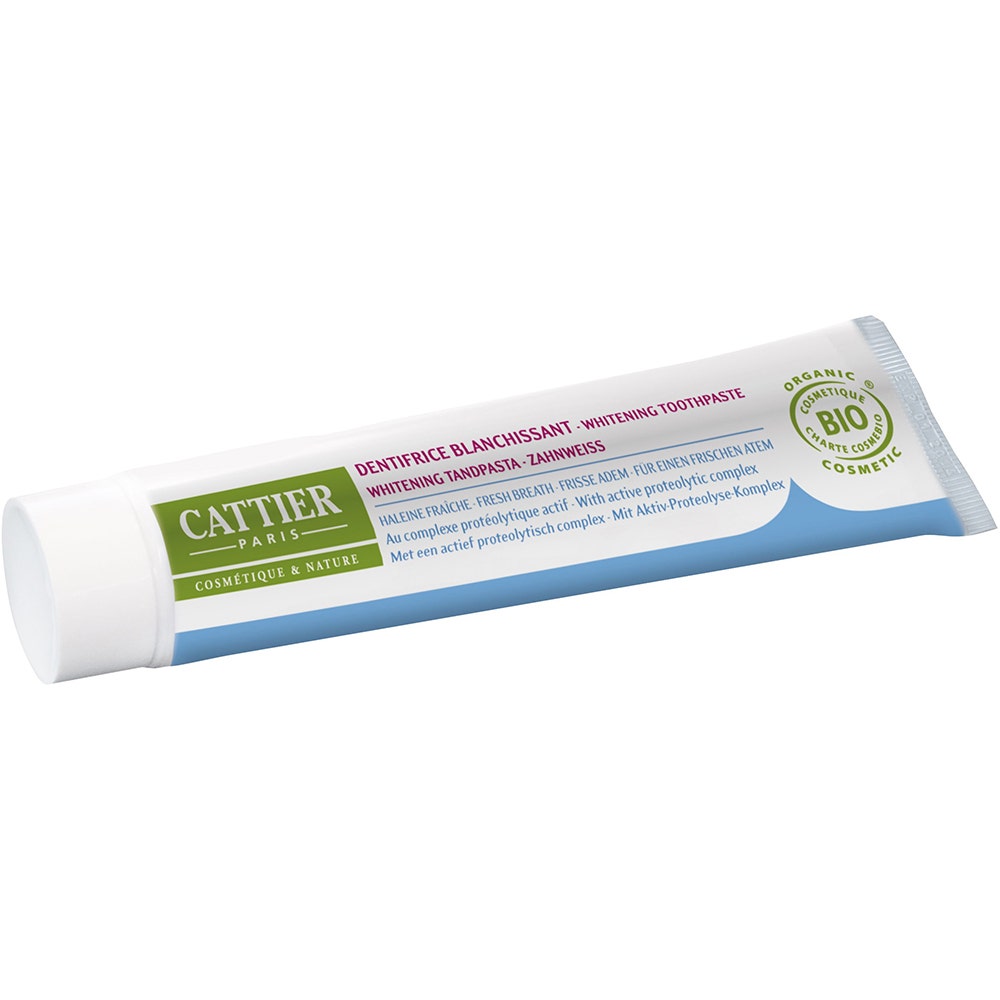 Cattier Dentífricos Eridene Dentifrico Blanqueador Aliento Fresco Bio 75ml