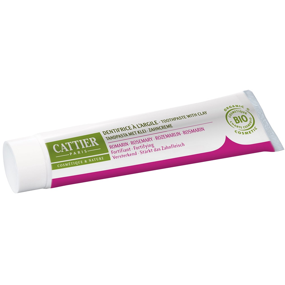 Cattier Dentífricos Dentífrico Dentargile Aceite Esencial de Romero Bio 75ml
