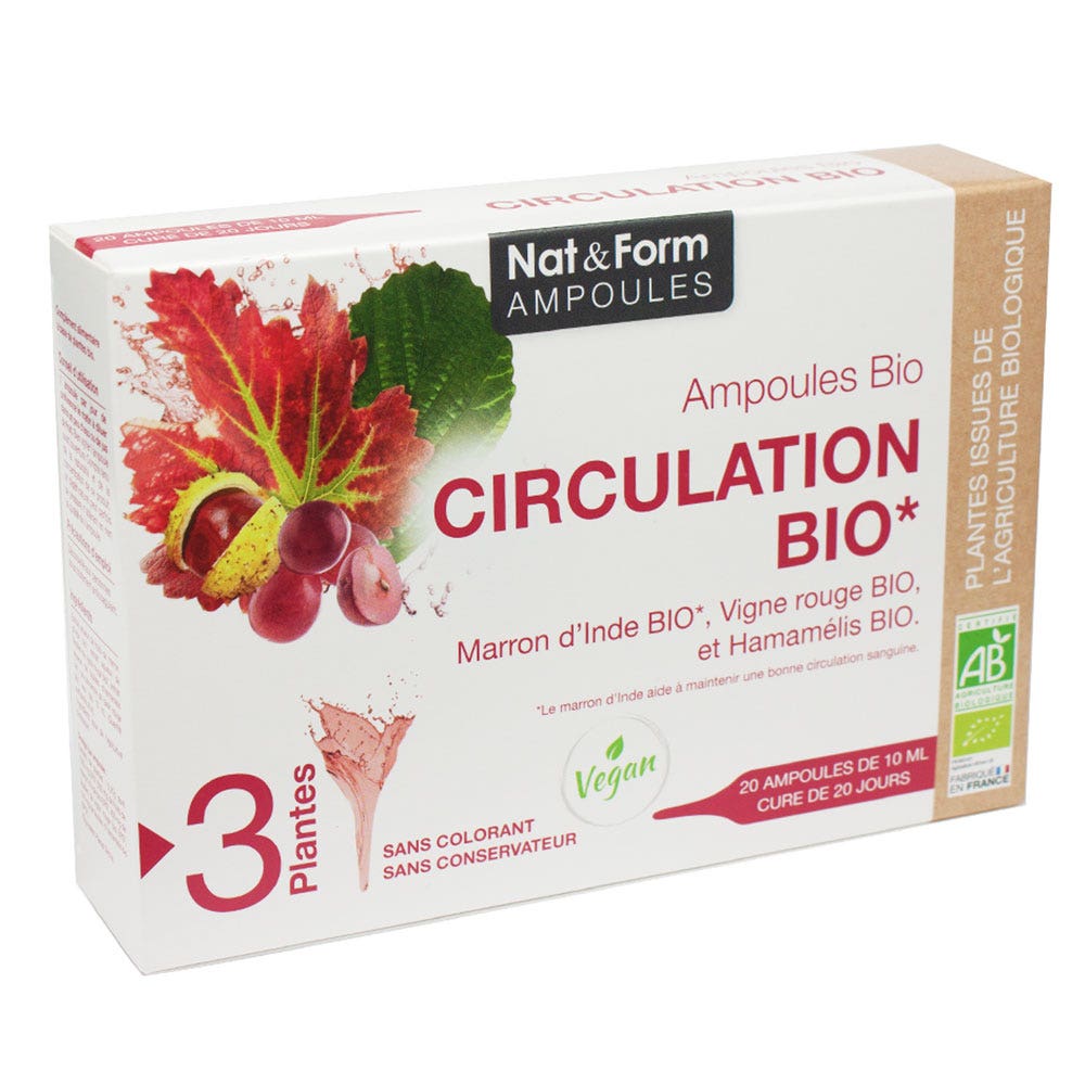Nat&Form Circulación bio 20 ampollas