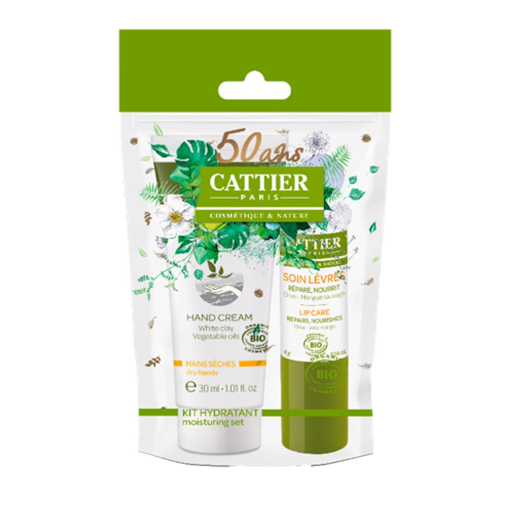 Cattier Kit Hidratante Labios y Manos Bio 30ml