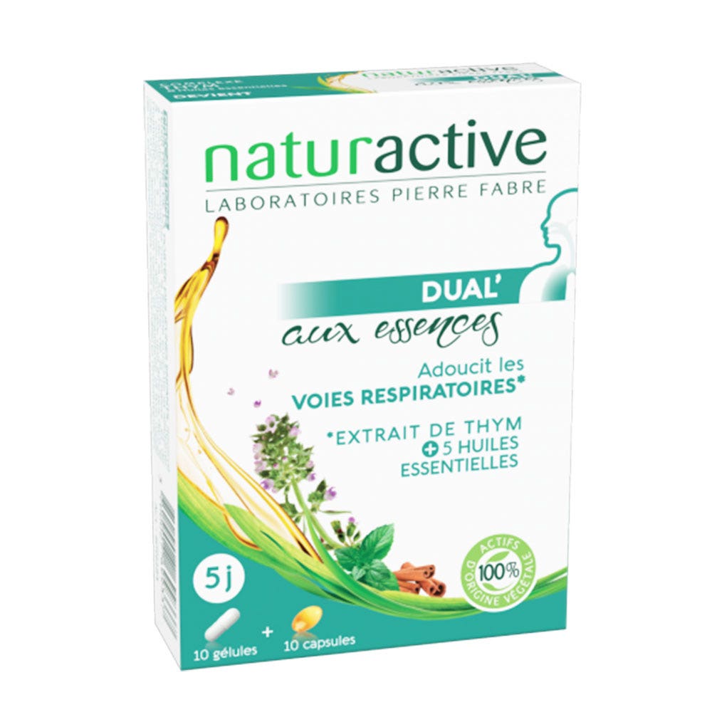 Naturactive Dual' Tomillo Y Aceites Esenciales 10 Comprimidos Y 10 ...