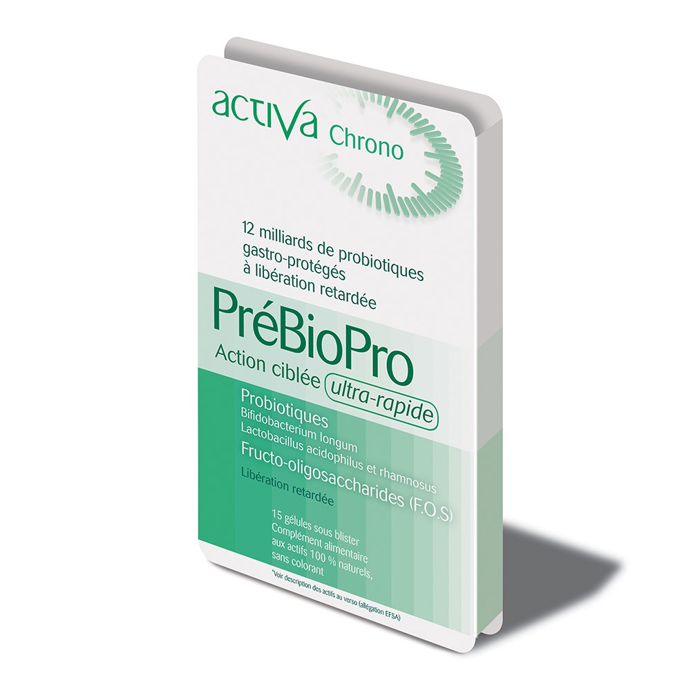 Activa Crono Prebiopro 15 Capsulas