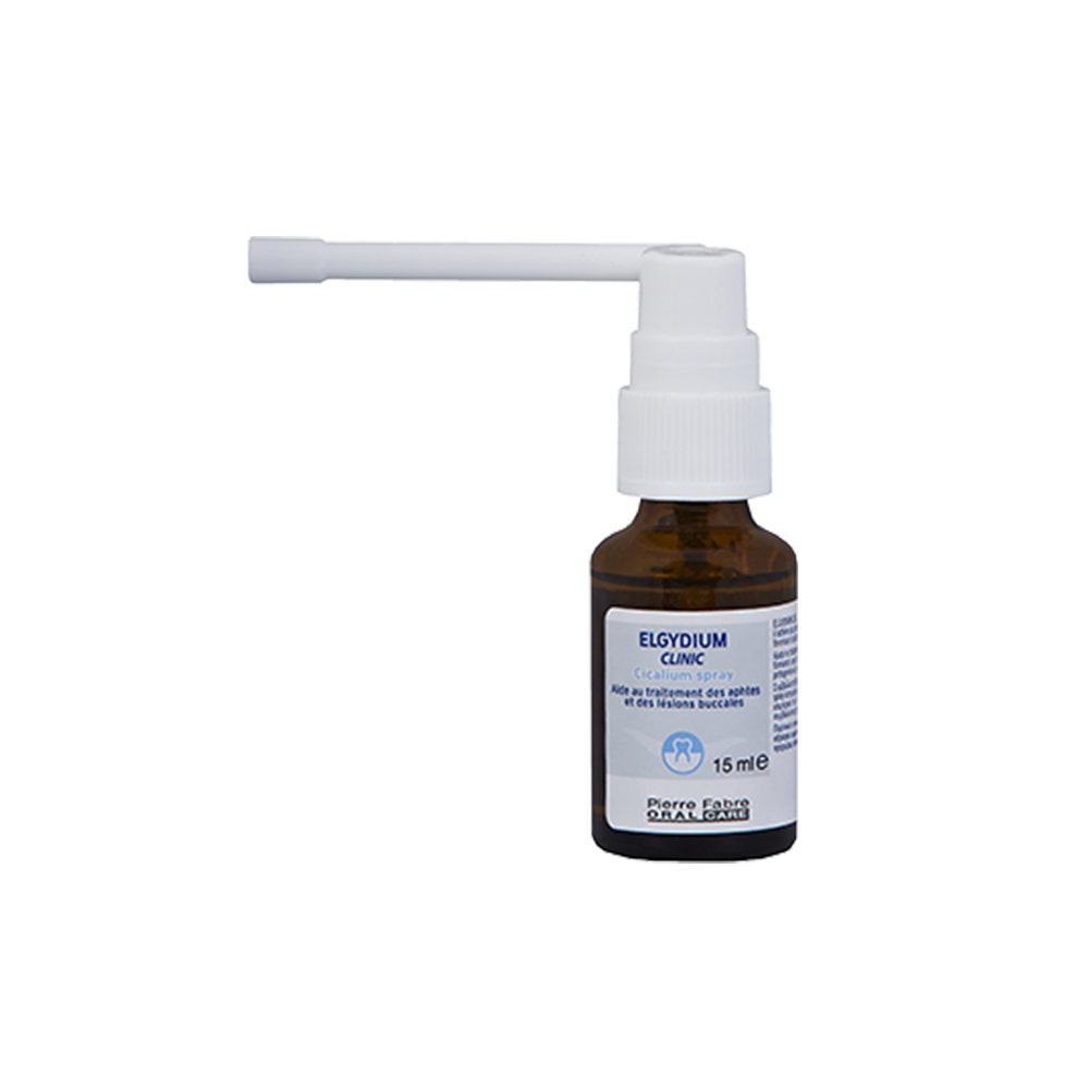 Elgydium Clinic Cicalium Spray Aphtes et lésions buccales 15 ml