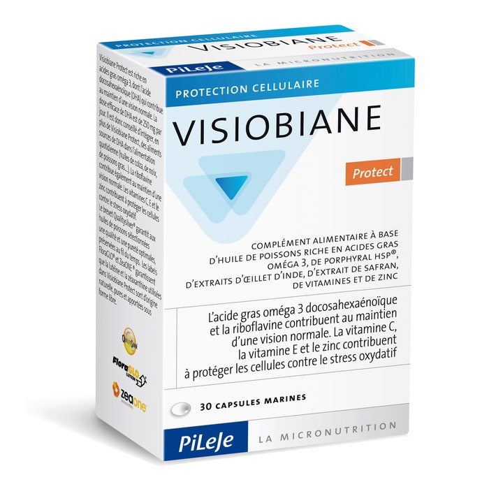 Pileje Visiobiane Visiobiane Protect 30 Capsulas 30 capsules