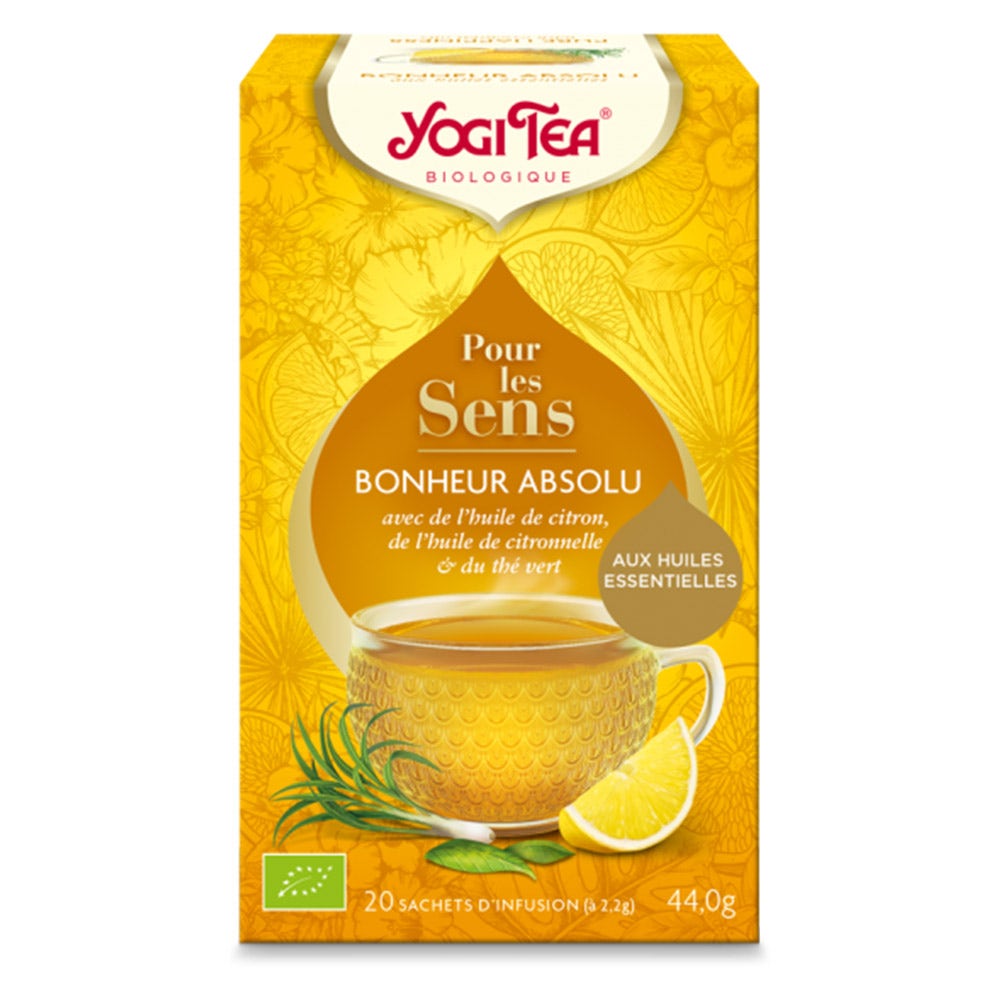 Yogi Tea Pour Les Sens Felicidad Absoluta 20 Bolsitas