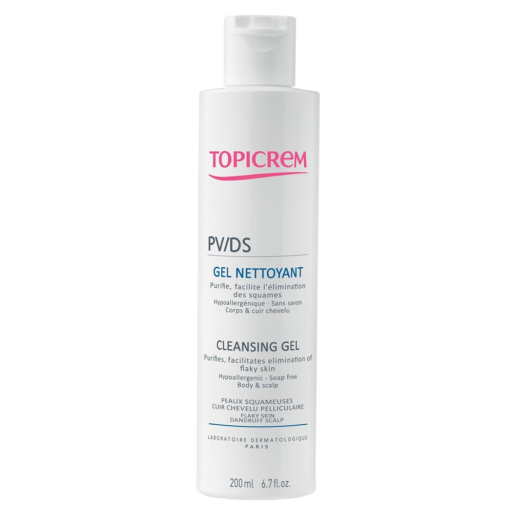 Topicrem PV/DS Pv/ds Gel Limpiador Pieles Escamosas Y Cuero Cabelludo Con Caspa 200ml