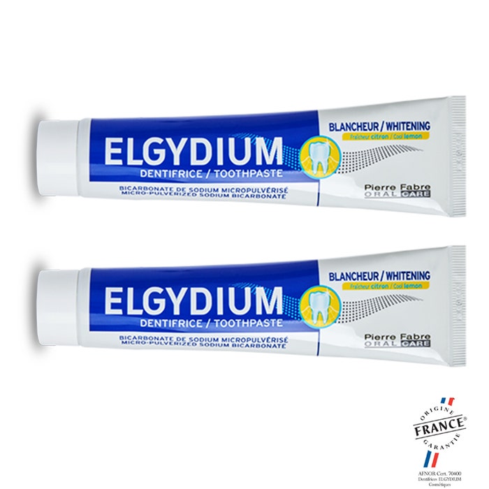 Elgydium Pasta de dientes Blanqueadora de Limón 2x75ml