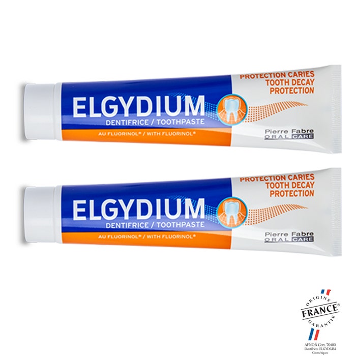 Elgydium Dentífrico protección caries 2x75 ml