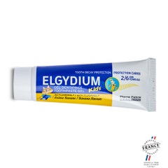 Elgydium Dentífrico Infantil Fluorinol Sabor Plátano 2-6 Años 50 ml