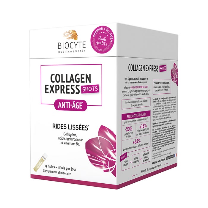 Biocyte Collagen Express Shots Antiedad 12 Viales