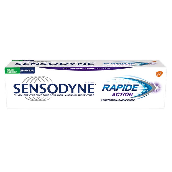 Pasta de dientes rápida y Protect de larga duración 75 ml Sensodyne