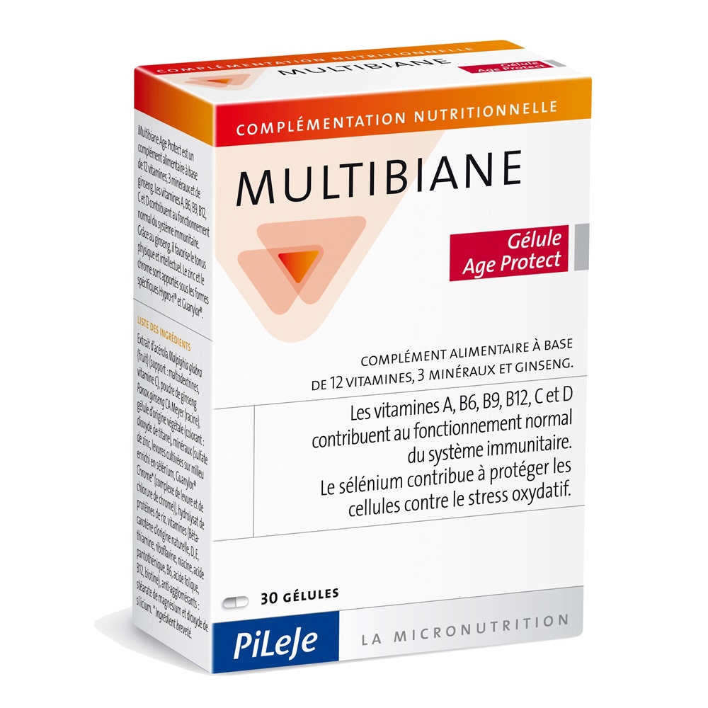 Pileje Multibiane Multibiane Age Protect 30 Capsulas 30 gélules