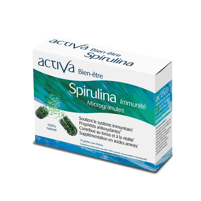 Bien Etre Espirulina 30 Gelulas Activa