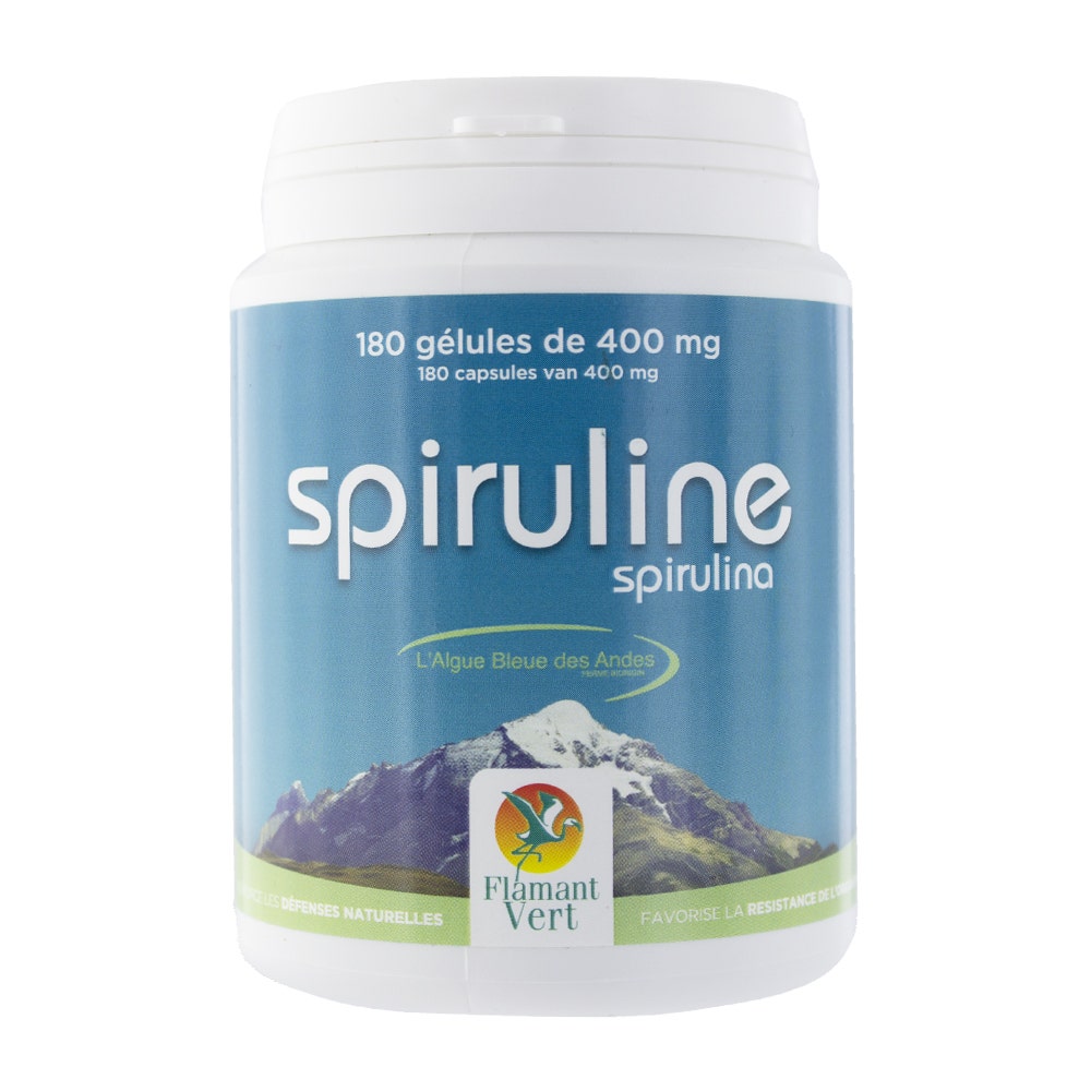 Flamant Vert Espirulina 180 Cápsulas