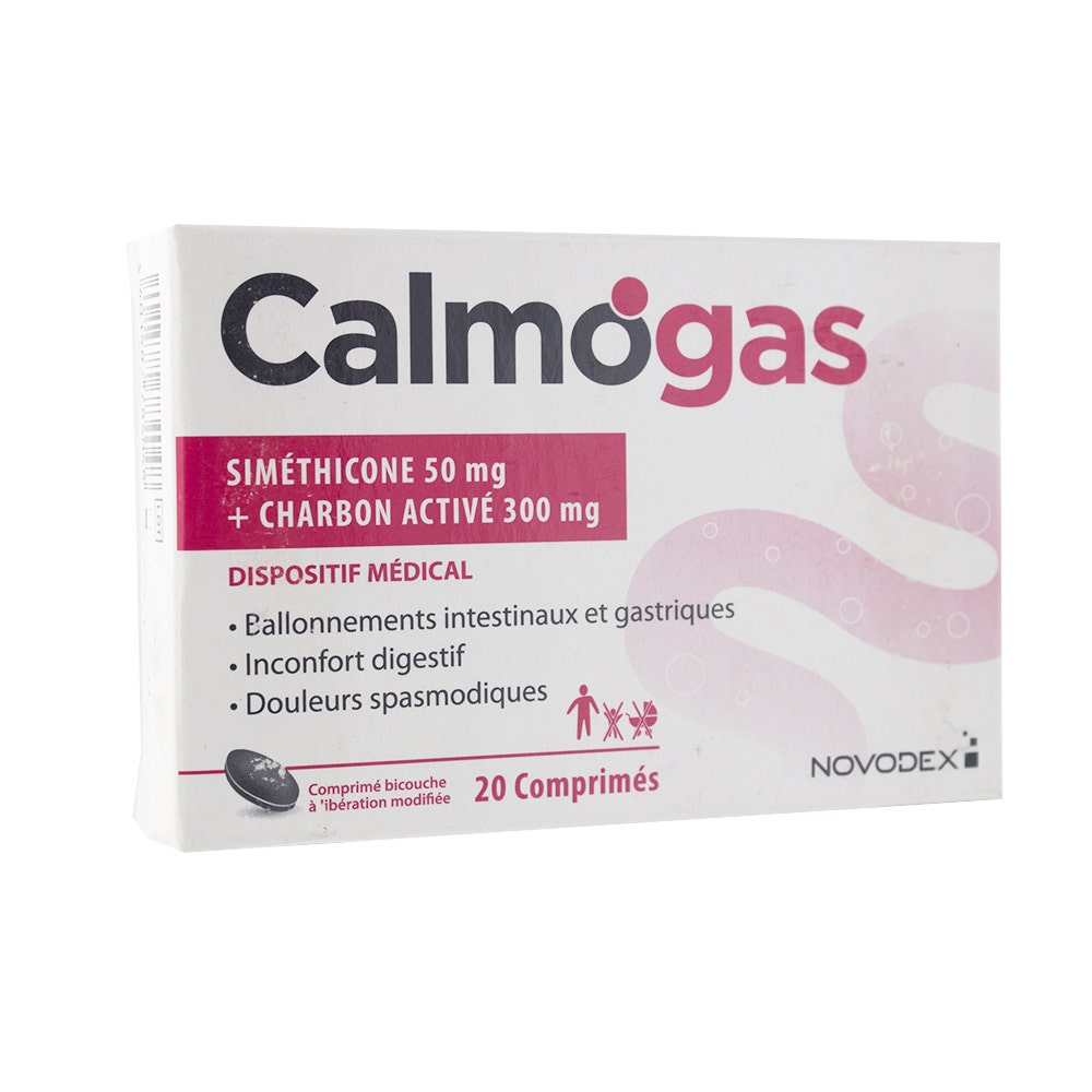 Novodex Calmogas 20 comprimidos