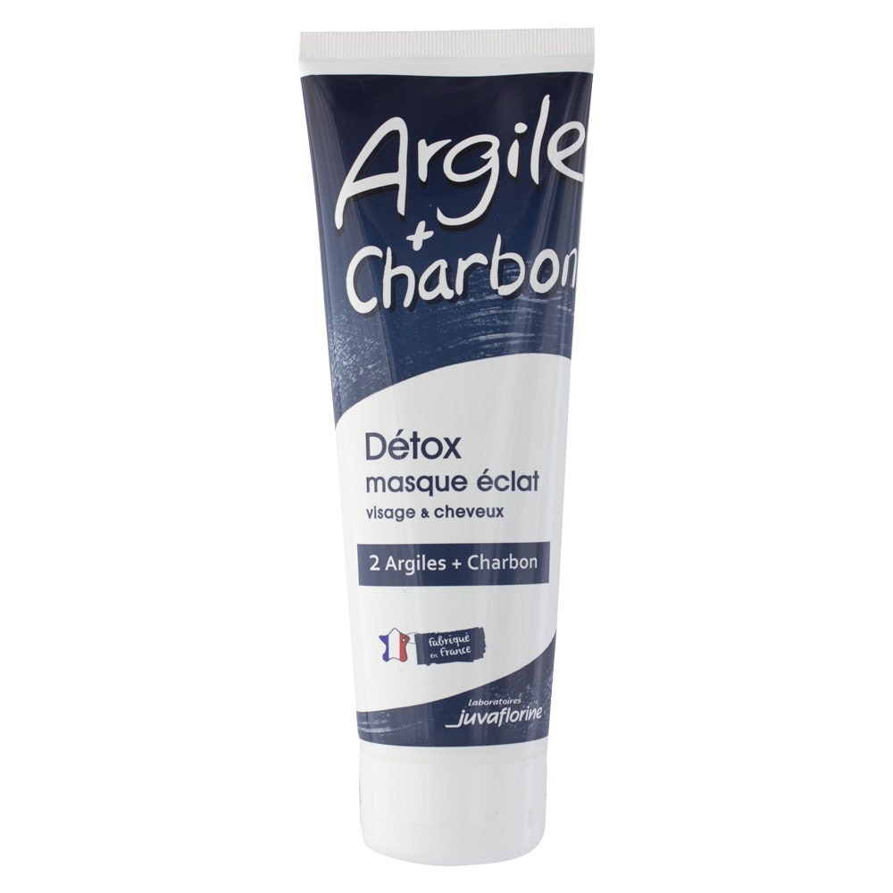 Juvaflorine Mascarilla Detox de Carbón Vegetal para Rostro y Cabello 300g