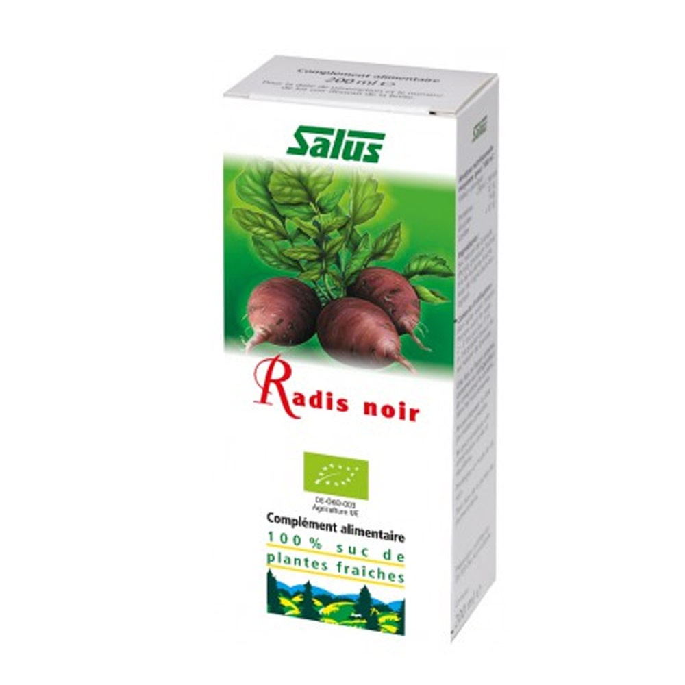 Salus Jugo de plantas frescas rábano negro bio 200 ml