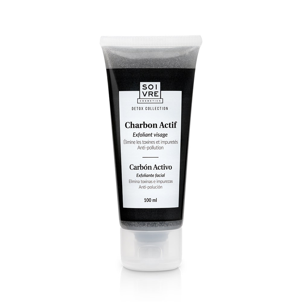 Soivre Cosmetics Carbón activo Carbon Activo Exfoliante Rostro Y Cuerpo 100 ml
