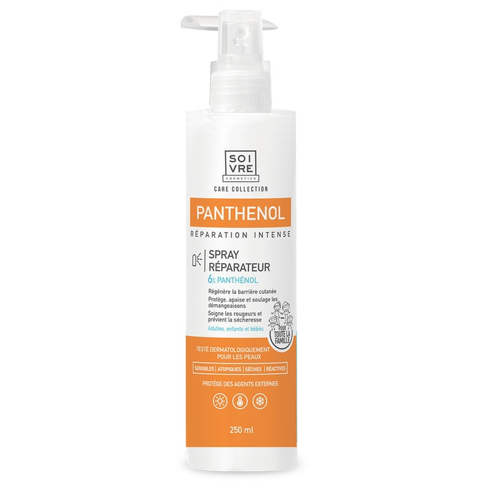 Spray Reparacion Intensa 6% Pantenol 250 ml Panthénol Soivre Cosmetics