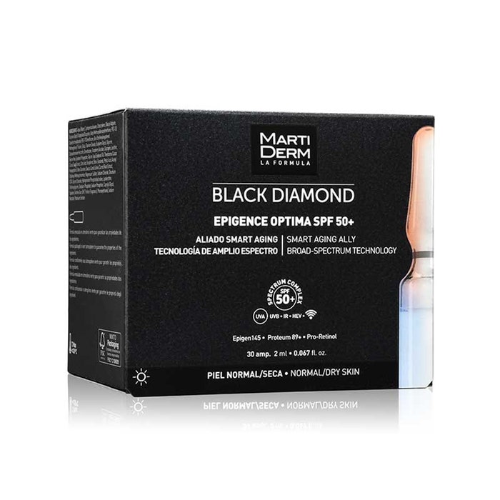 Epigence Optima Spf50+ 30 Ampollas Black Diamond Martiderm