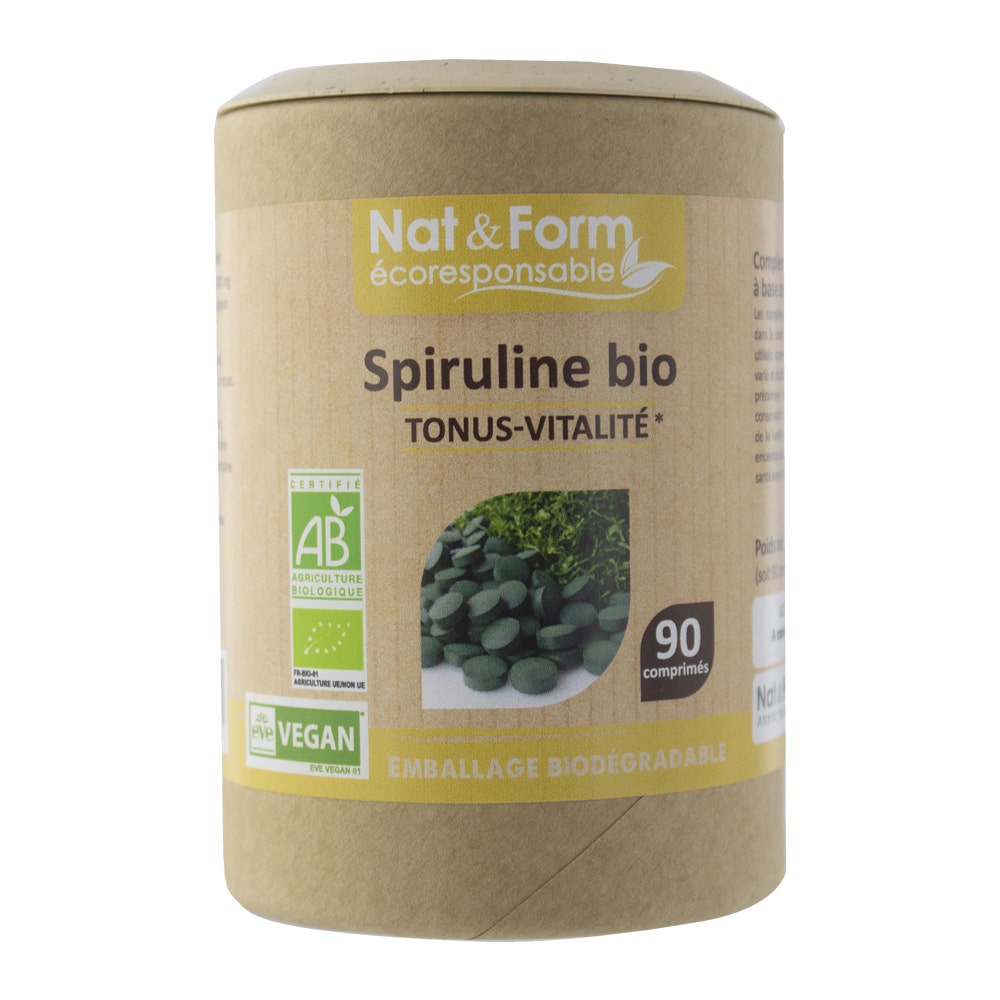 Nat&Form Espirulina 90 comprimidos