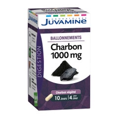 Juvamine Carbón vegetal 40 cápsulas 1000 mg