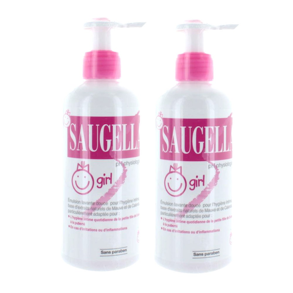 Saugella Girl Emulsión limpiadora suave 2x200ml