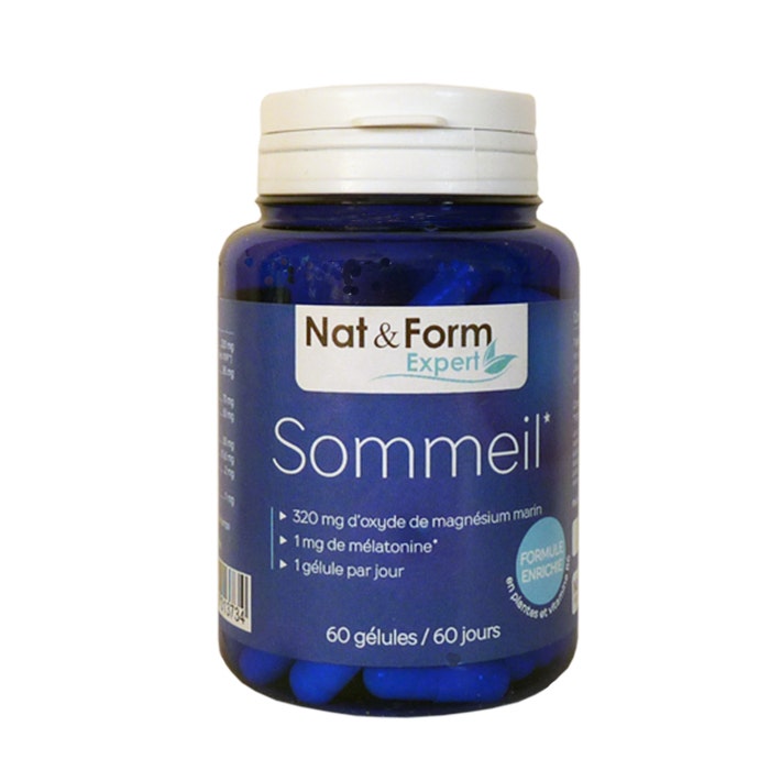 Nat&Form Sommeil 60 Gelules Expert Nat&form 60 Gélules