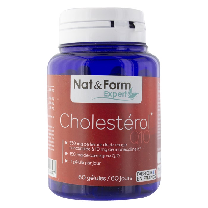 Nat&Form Cholesterol Coq10 60 Gelules Nat&form 60 Gelules