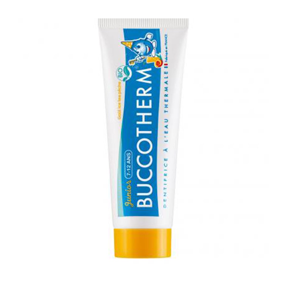 Buccotherm Gel dentífrico té helado melocotón bio infantil 7-12 años 50 ml
