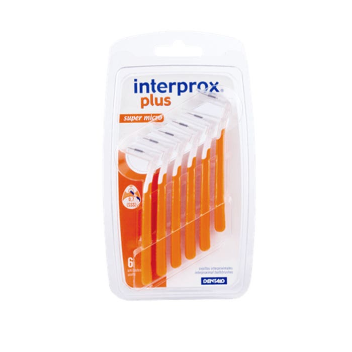 Cepillos interdentales Supermicro Plus X6 de 0,7 mm Interprox