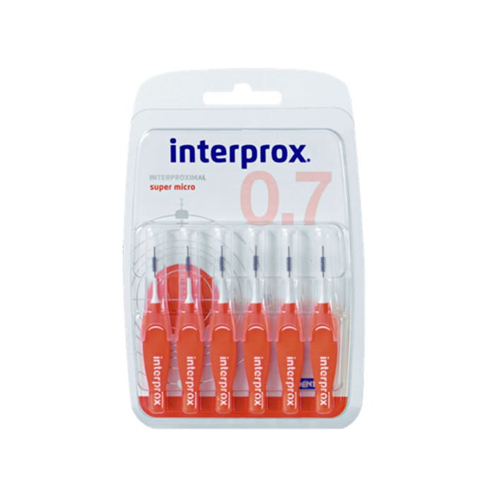 Cepillos interdentales Supermicro X6 de 0,7 mm Interprox