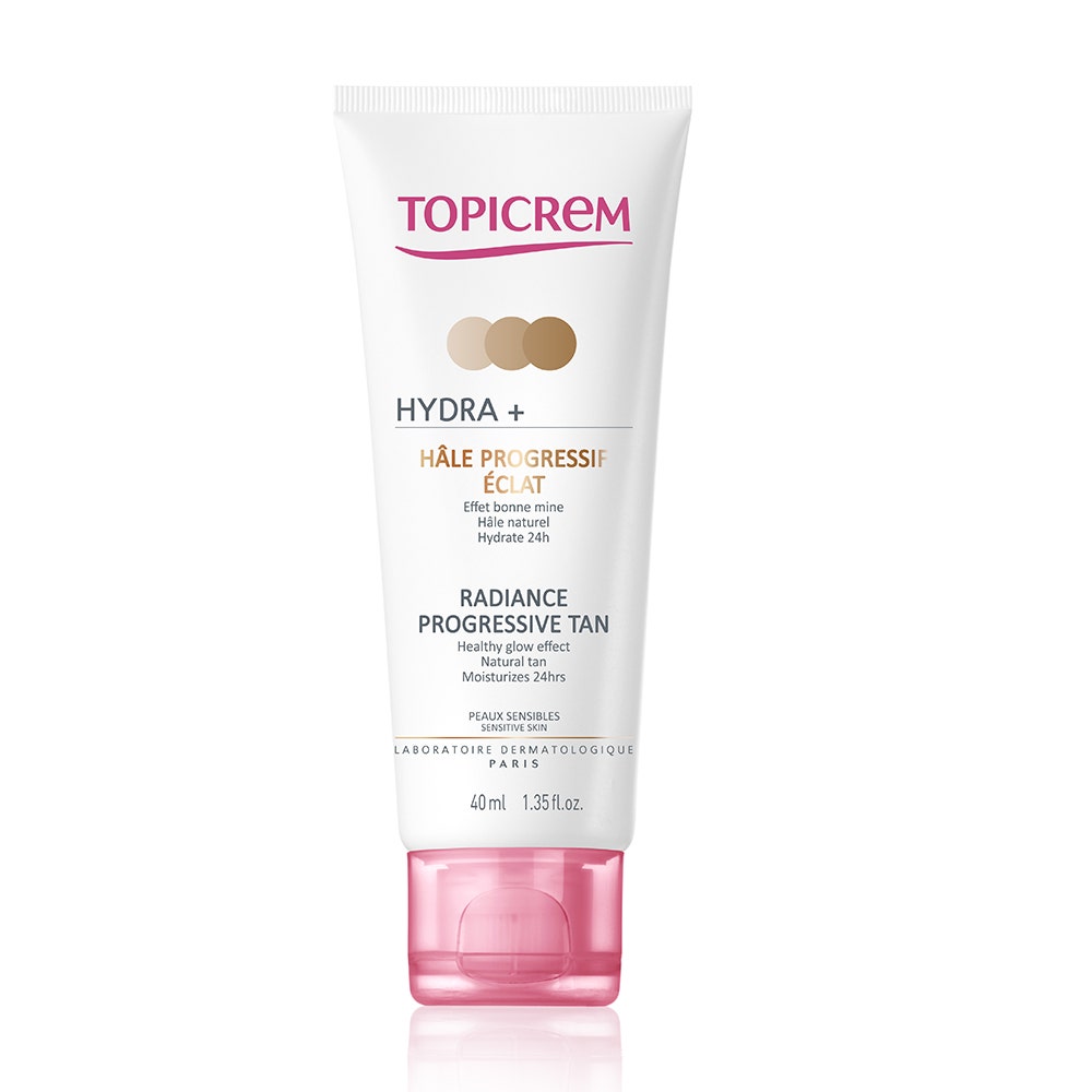 Topicrem Hydra+ Crema Facial Bronceado Progresivo Iluminadora Hydra+ 40ml