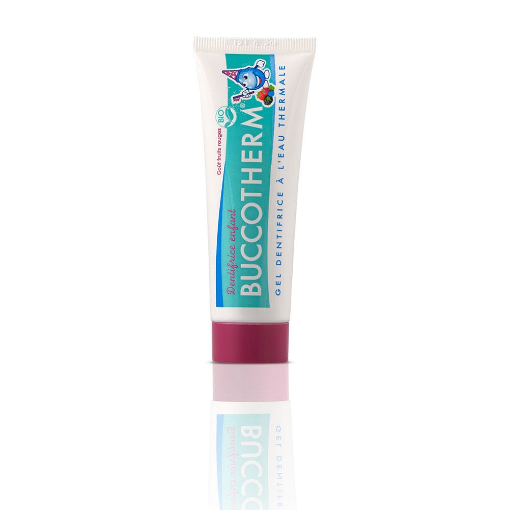 Buccotherm Dentifrico 3 Anos Frutos Rojos Sin Fluor Bio 50 ml