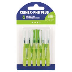 Crinex Cepillos interdentales Micro Plus X6 Phb Plus