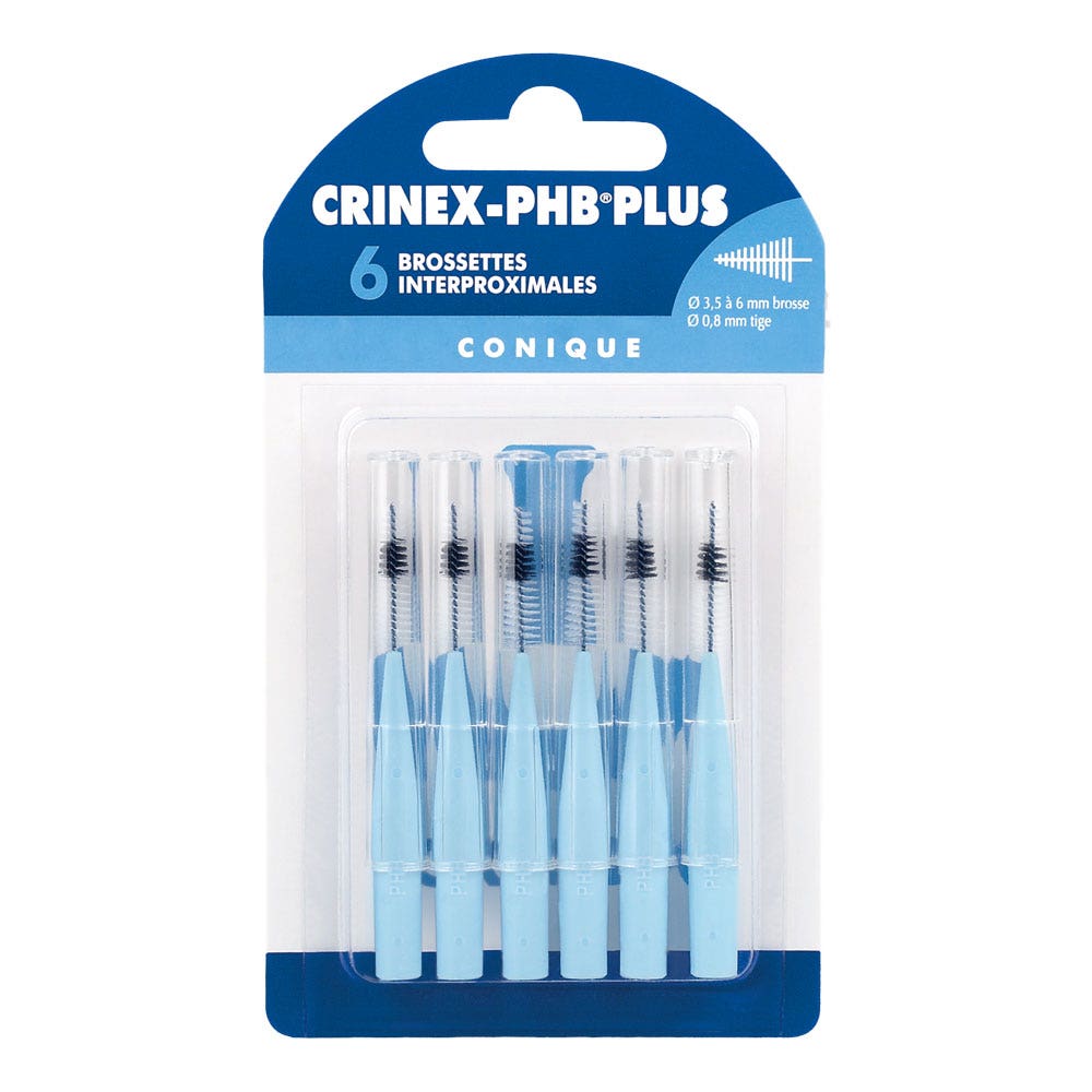 Crinex Cepillo interdental cónico X6 Phb Plus