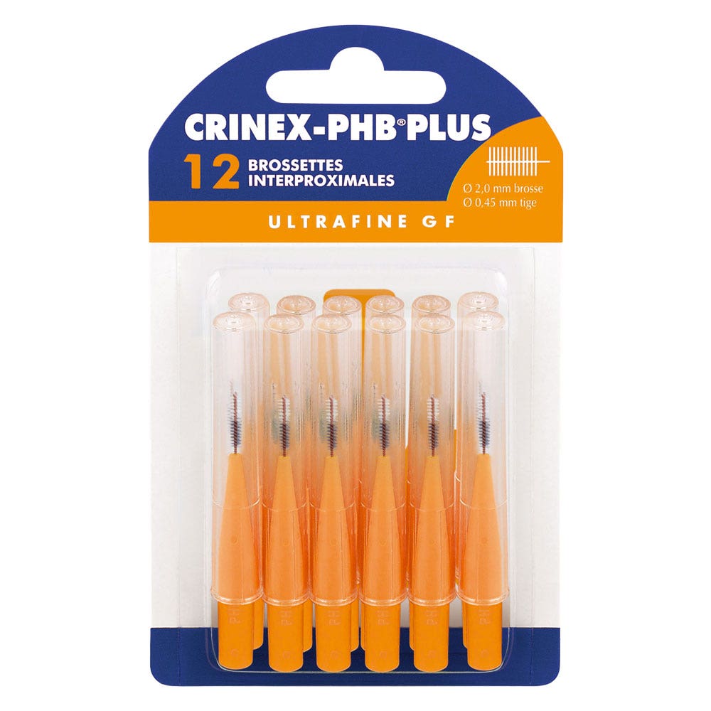 Crinex Cepillos Interdentales 2.0mm Ultrafino X12 Phb Plus Gf
