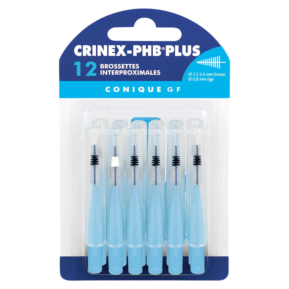 Crinex Cepillos interdentales cónicos Gf X12 Phb Plus
