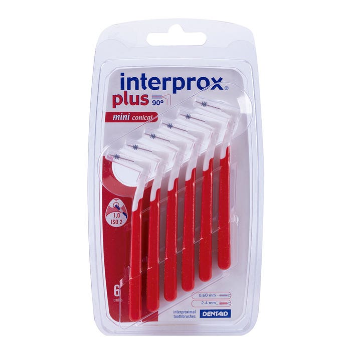Cepillos Interdentales 2-4mm Miniconique Plus X6 Interprox