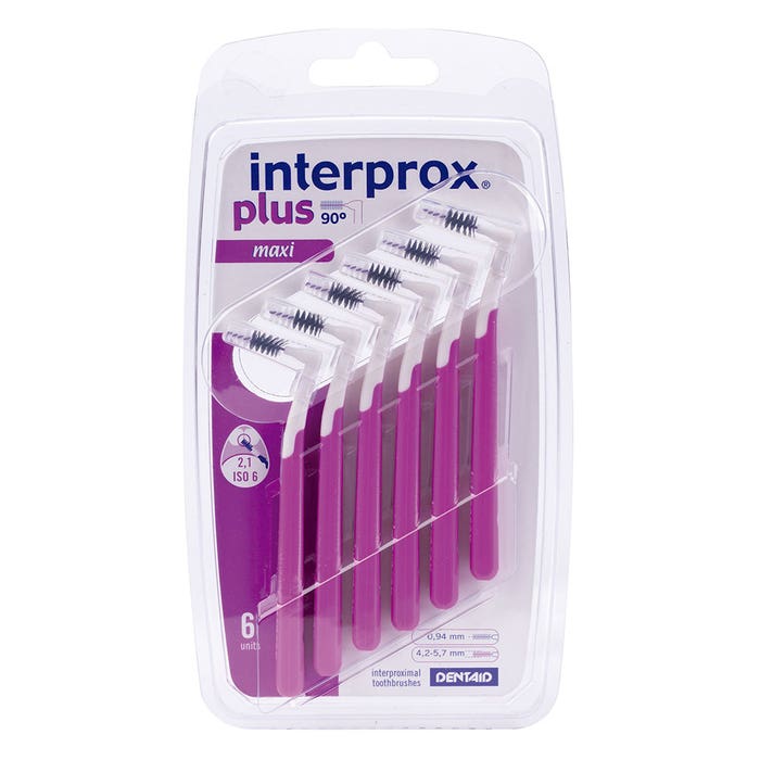 Cepillos interdentales Maxi X6 Plus de 2,2 mm Interprox